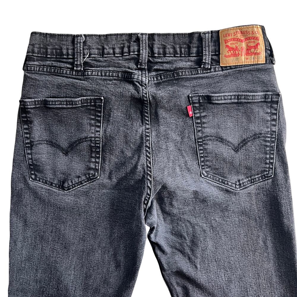 Levi’s 511 Slim Fit Jeans Black Denim Stretch Men’s 31x30 - Picture 3 of 12